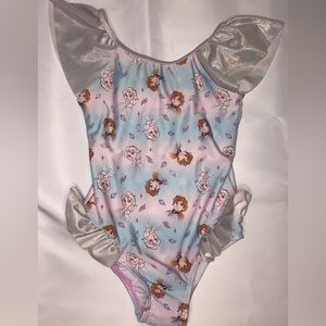Frozen toddler one piece bathing suit